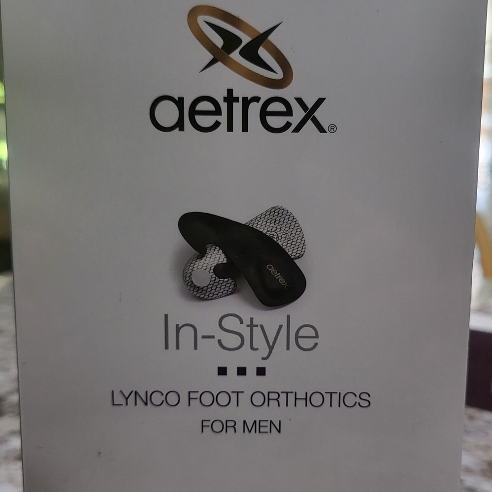 Aetrex men's L105 orthotic shoe insole. Size 8